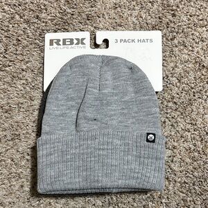RBX 3-Pack Knit Beanies | New